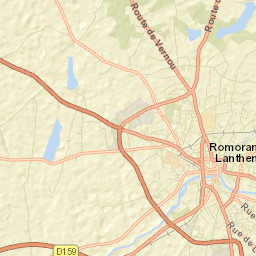 Romorantin-Lanthenay Street Map