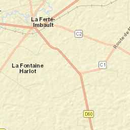 La Ferté-Imbault Street Map