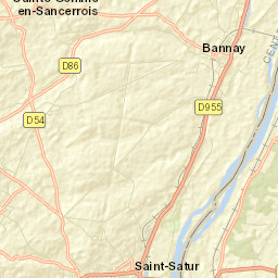Saint-Satur Street Map