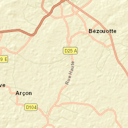 Mirebeau-sur-Bèze Street Map
