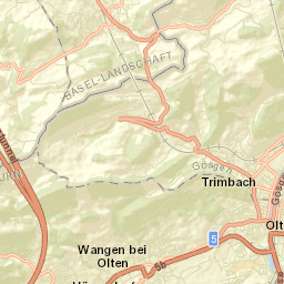 Bezirk Olten Street Map
