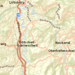 Oberhelfenschwil Street Map