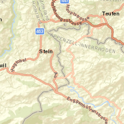 Teufen Street Map