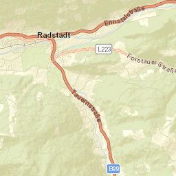Radstadt Street Map