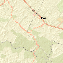 Bük Street Map