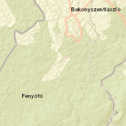 Bakonyszentlászló Street Map