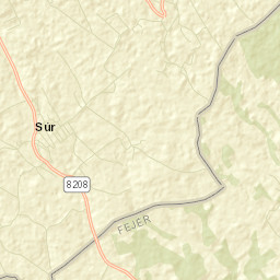 Súr Street Map