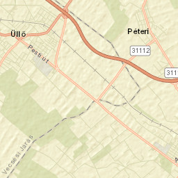 Üllő Street Map