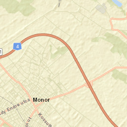 Monor Street Map