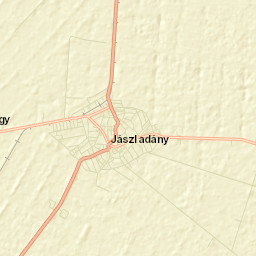 Jászladány Street Map