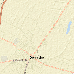 Derecske Street Map