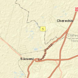 Săcueni Street Map