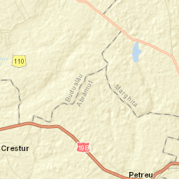 Comuna Buduslău Street Map