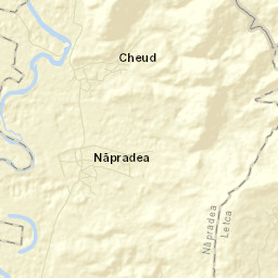 Comuna Năpradea Street Map