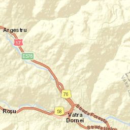 Municipiul Vatra Dornei Street Map