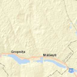 Comuna Gropniţa Street Map