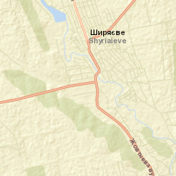 Shyryayeve Street Map