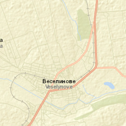 Veselynove Street Map