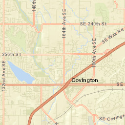 Covington Street Map