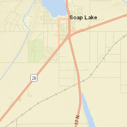 Soap Lake Street Map