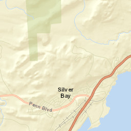 Silver Bay Street Map