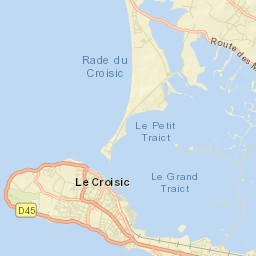 Le Croisic Street Map