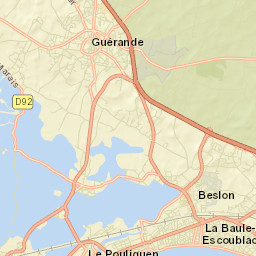 Guérande Street Map