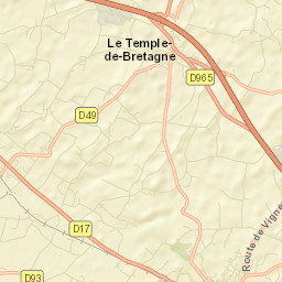 Le Temple-de-Bretagne Street Map