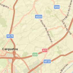 Carquefou Street Map