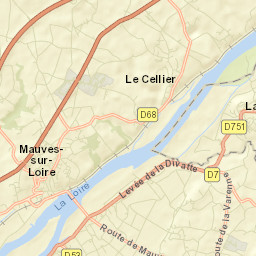 Mauves-sur-Loire Street Map