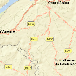 Champtoceaux Street Map