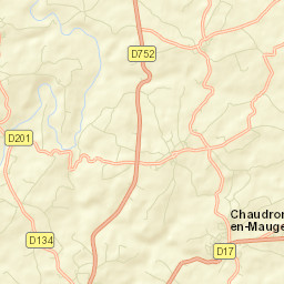 Chaudron-en-Mauges Street Map