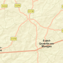 Saint-Quentin-en-Mauges Street Map