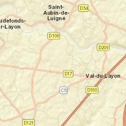 Saint-Lambert-du-Lattay Street Map