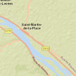 Chênehutte-Trèves-Cunault Street Map
