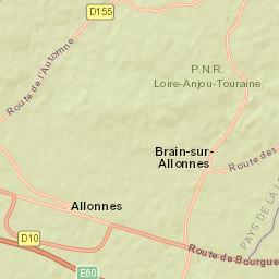 Allonnes Street Map
