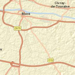 Bléré Street Map