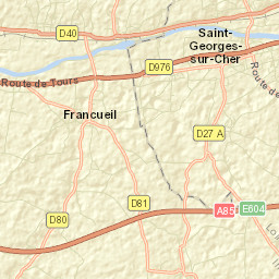 Saint-Georges-sur-Cher Street Map