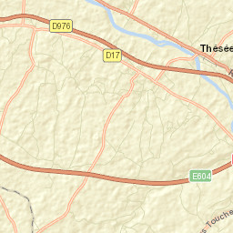 Thésée Street Map
