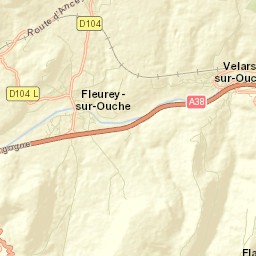 Velars-sur-Ouche Street Map