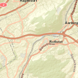 Aarburg Street Map