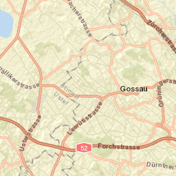 Wetzikon / Robenhausen Street Map