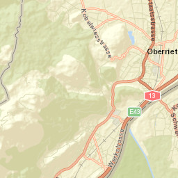 Rüthi Street Map