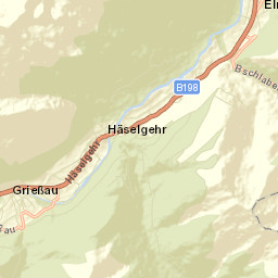 Häselgehr Street Map