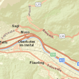 Polling in Tirol Street Map