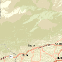 Thaur Street Map