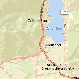 Bruck an der Großglocknerstraße Street Map