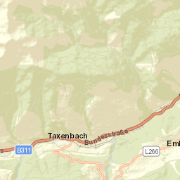 Taxenbach Street Map