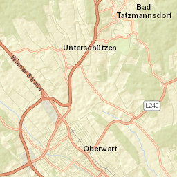 Politischer Bezirk Oberwart Street Map