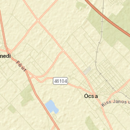 Ócsa Street Map